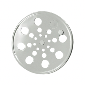 Grelha Inox Redonda Cromada 10x10 cm