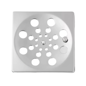 Grelha Inox Quadrada Cromada 10x10 cm