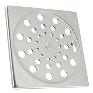 Grelha Inox Quadrada Cromada 15x15 cm
