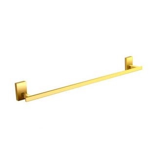 Porta Toalha Banho 60 cm Quadrado Metal Dourado (Gold) - Madrid