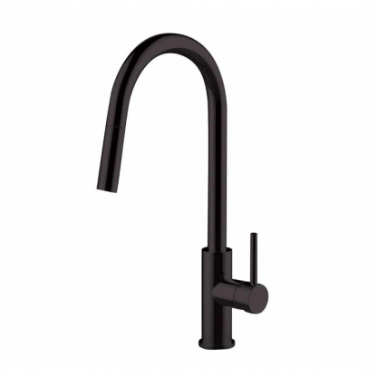 Torneira Monocomando Cozinha Gourmet Extensível 50cm Black Matte