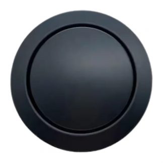 Ralo Click Redondo 15 cm com Veda Cheiro Preto Fosco Black Matte