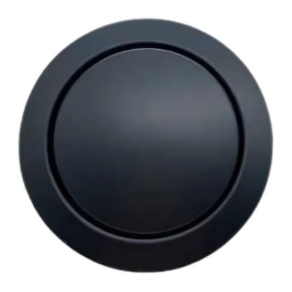 Ralo Click Redondo 15 cm com Veda Cheiro Preto Fosco Black Matte